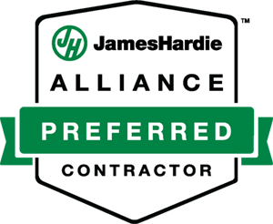 JamesHardie Alliance Preferred Contractor logo in color.